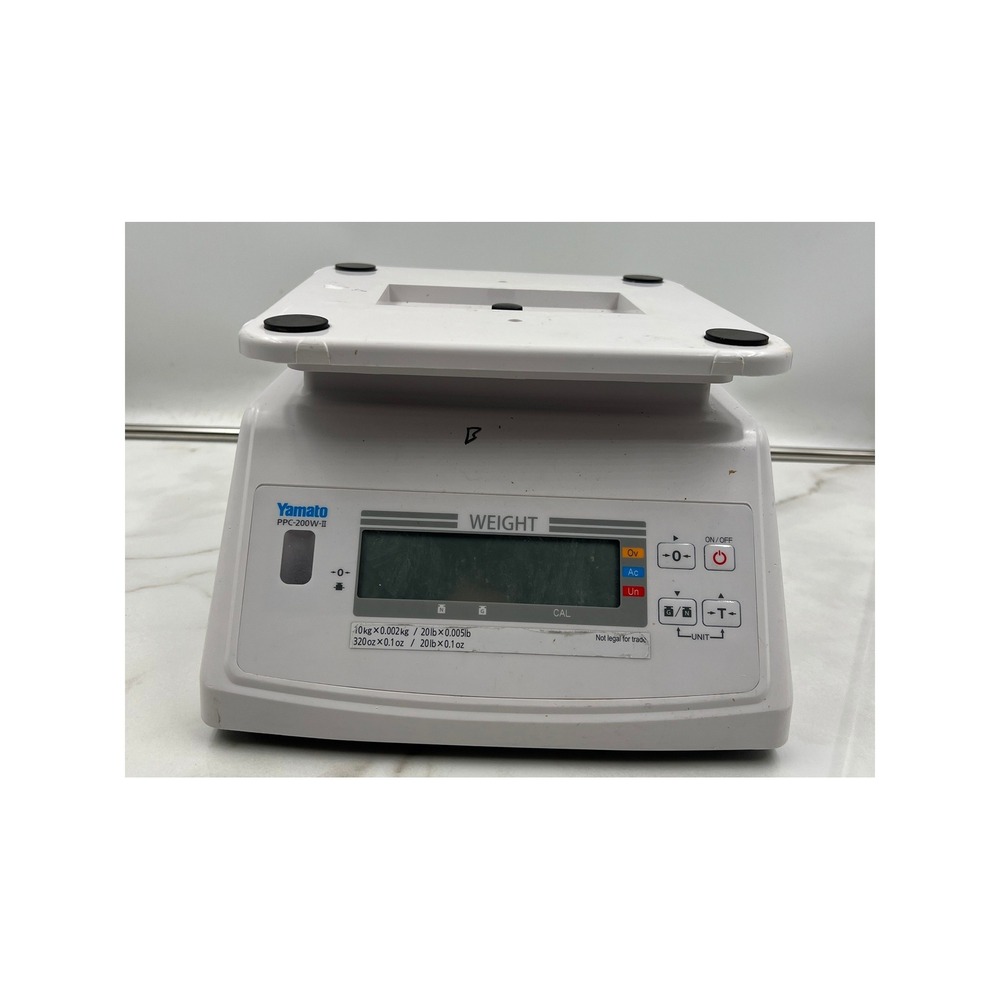 Yamato PPC-200W-II Digital Portion Control Scale 20lb White Washdown